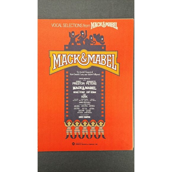 Vintage Vocal Selections Mack Mabel Musical Sheet Music Songbook 1974 Bernadette - Picture 3 of 11